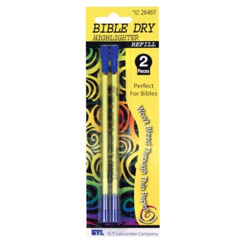 634989264650 Bible Dry Highlighter Pencil Refill 2pack