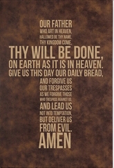 096069331216 Lords Prayer Canvas