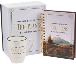 1220000134119 I Know The Plans Journal And Mug Boxed Gift Set