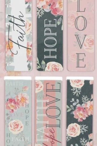 1220000137189 Vintage Faith Hope And Love Magnetic Set 1 Corinthians 13:13