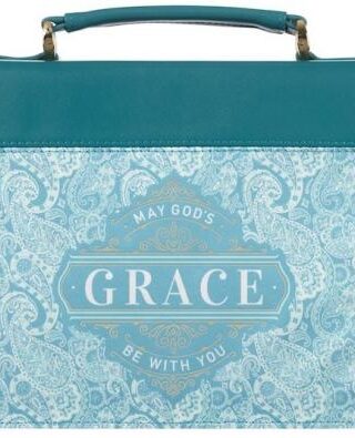 1220000139190 May Gods Grace Be With You Blue Paisley