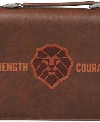 1220000324046 Strength And Courage Lion Joshua 1:9 LG