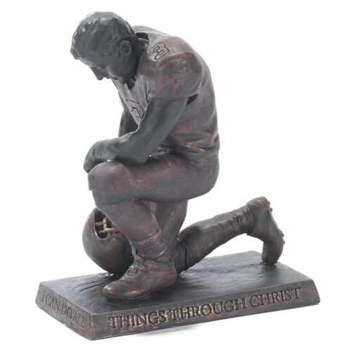 603799514354 Football Player Praying (Figurine)