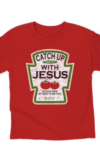 612978376287 Catch Up With Jesus (Medium T-Shirt)