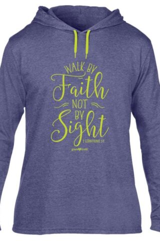 612978517383 Walk By Faith Hooded Long Sleeve (XL T-Shirt)