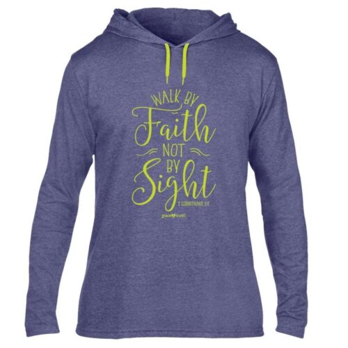 612978517383 Walk By Faith Hooded Long Sleeve (XL T-Shirt)