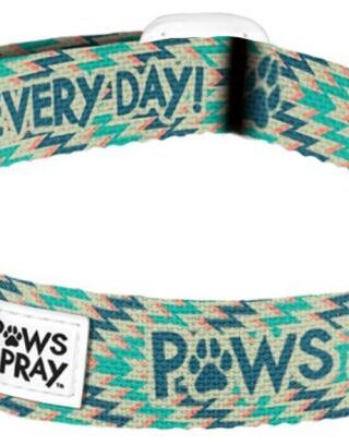 612978546116 Paws And Pray Paws Pet Collar LG-XL