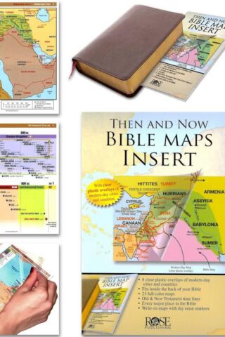 634989369010 Then And Now Bible Maps Insert