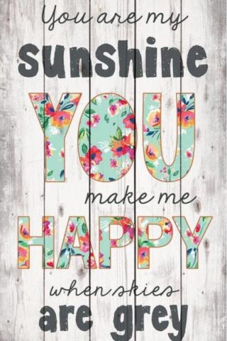 656200185155 You Are My Sunshine Classic Pine Pallet (Plaque)