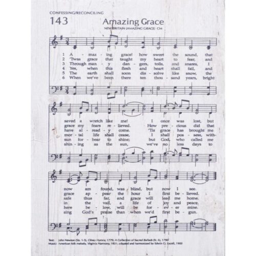 656200281963 Amazing Grace Heavenly Hymns Sign