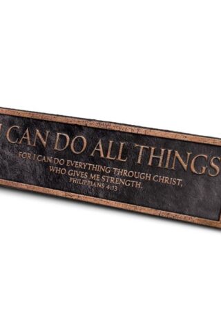 667665115892 I Can Do All Things Desktop Reminder Plaque