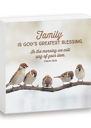 736655554048 Family Is Gods Greatest Blessing (Plaque)