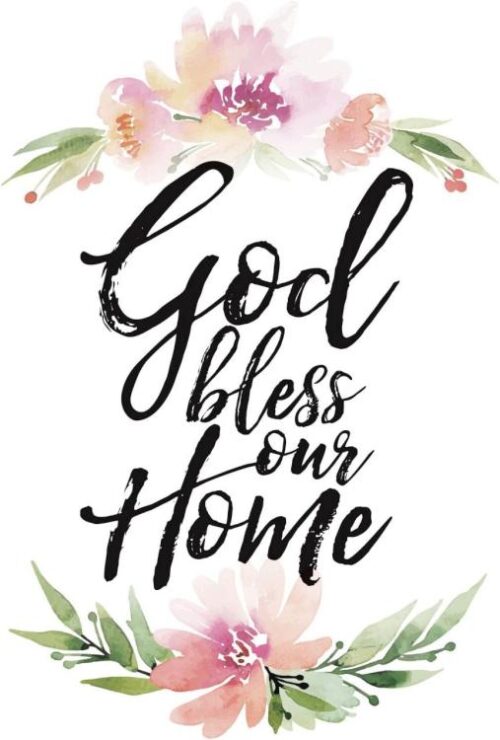 737682050244 God Bless Our Home (Plaque)