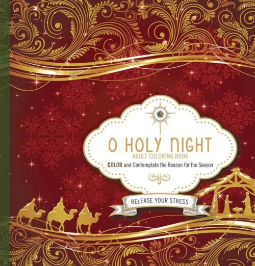 9781629989099 O Holy Night Adult Coloring Book