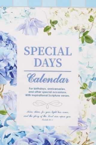 9781642721508 Hydrangea Special Days Calendar