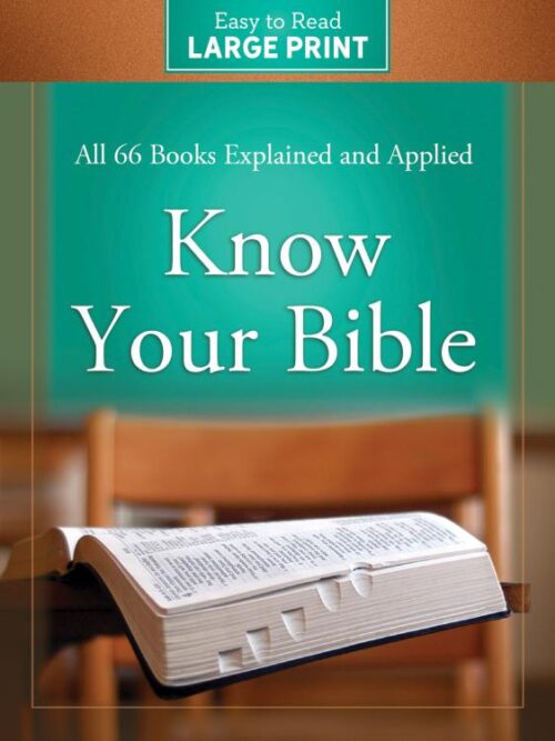 9781643526294 Know Your Bible Large Print Edition (Large Type)