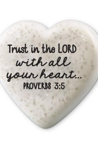 667665407355 Heart Stone Proverbs 3:5