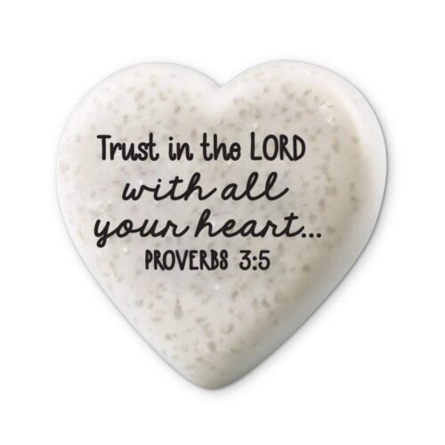 667665407355 Heart Stone Proverbs 3:5