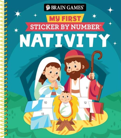 9781639387489 My First Sticker By Number Nativity