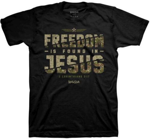 612978642566 Freedom Is Found In Jesus (Small T-Shirt)