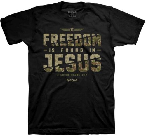 612978642627 Freedom Is Found In Jesus (4XL T-Shirt)