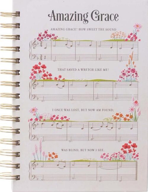 9781642726220 Amazing Grace Sheet Music Large Wirebound Journal