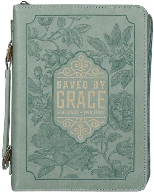 1220000324794 Classic Debossed Vegan Leather Bible Cover for Men & Women: Glorify God Inspirat