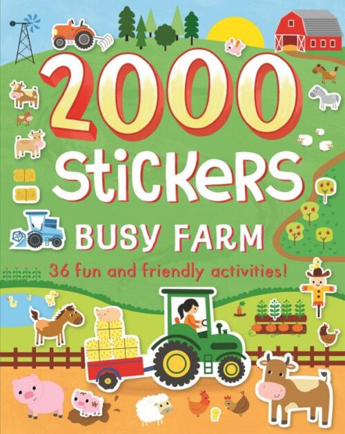 9781680528541 2000 Stickers Busy Farm