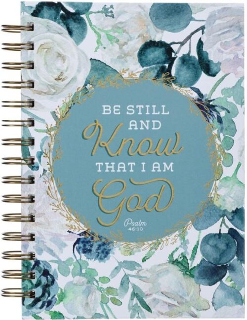 9781642727388 Journal w/Scripture for Women Be Still and Know Ps. 46:10 Teal 192 Ruled Pages