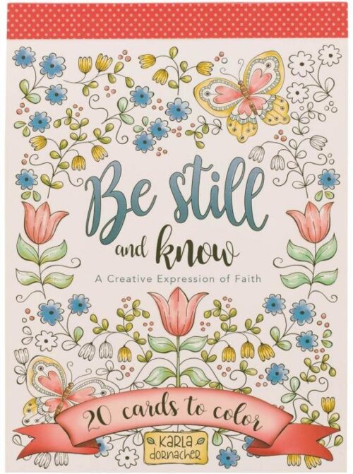 6006937143258 Be Still and Know - 20 Inspirational and Exquisitely Designed Cards To Color Exp