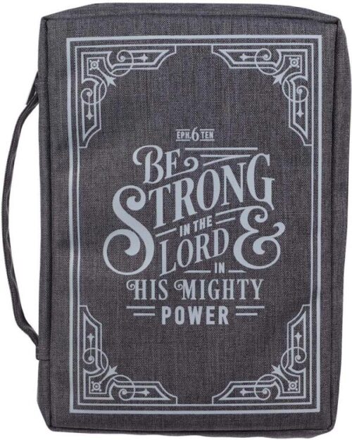 1220000136434 Men/Women's Bible Cover Strong in The Lord Ephesians 6:10