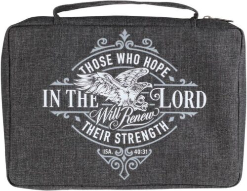 1220000320222 Polyester Bible Cover with Zippered Pocket and Pen Storage for Men and Women: Ho