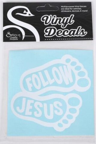 788200801473 Follow Jesus Feet Vinyl Decal