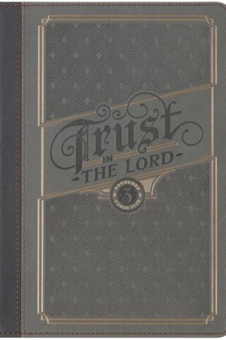 9781639526963 Trust In The Lord Charcoal Faux Leather Classic Journal Proverbs 3:5