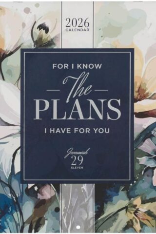 9781639527786 Large Inspirational Wall Calendar for Women: Know the Plans Encouraging Bible Ve