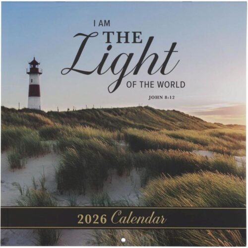 9781639527793 Large Inspirational Wall Calendar for Men & Women: Light of the World Encouragin