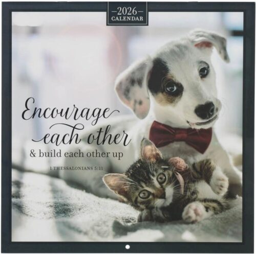 9781639527809 Large Inspirational Wall Calendar for Men & Women: Encourage Each Other Bible Ve