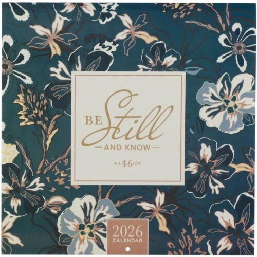 9781639527816 Large Inspirational Wall Calendar for Women: Be Still Encouraging Bible Verse
