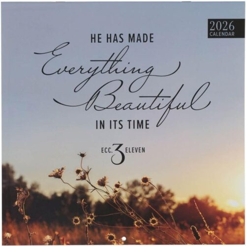 9781639527830 Large Inspirational Wall Calendar for Men & Women: Everything Beautiful Encourag