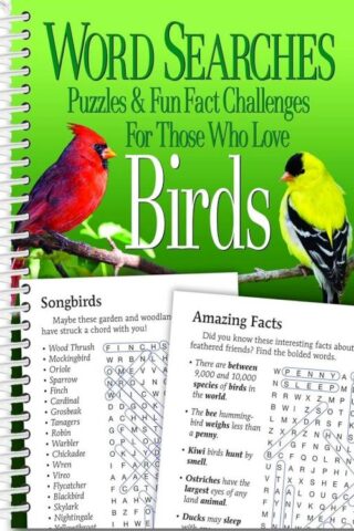 9781735024523 Word Searches Puzzles And Fun Facts For Those Who Love Birds