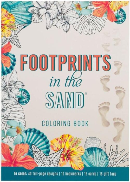 9780638000399 Footprints in the Sand Coloring Book