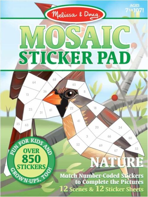 0000772301626 Mosaic Sticker Pad Nature