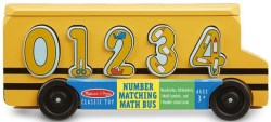 000772093989 Number Matching Math Bus Classic Toy