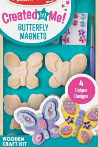 000772095150 Created By Me Wooden Butterfly Magnets Craft Kit