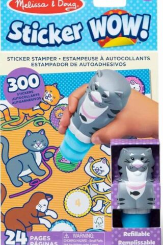000772502351 Cat Sticker WOW Activity Pad And Sticker Stamper