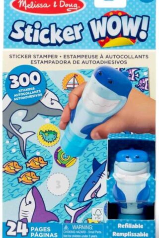 000772503181 Shark Sticker WOW Activity Pad And Sticker Stamper