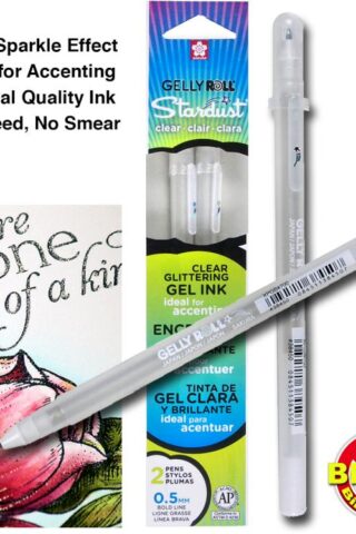 053482379065 Stardust Clear Sparkle Gelly Roll Pen 2 Pack