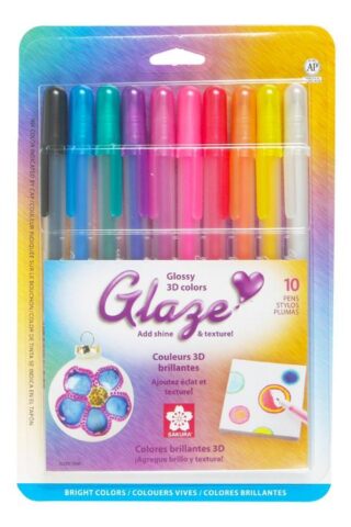 053482383703 Sakura Glaze 3D Glossy Ink 10 Pack