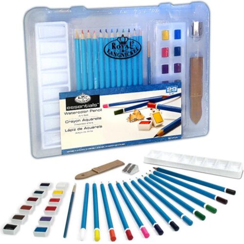 090672066206 Royal And Langnickel Watercolor Drawing Art Set
