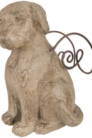 096069100362 Faithful Friend Dog Devoted Angel (Figurine)